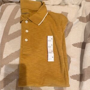 Goodfellow Mustard Polo Shirt